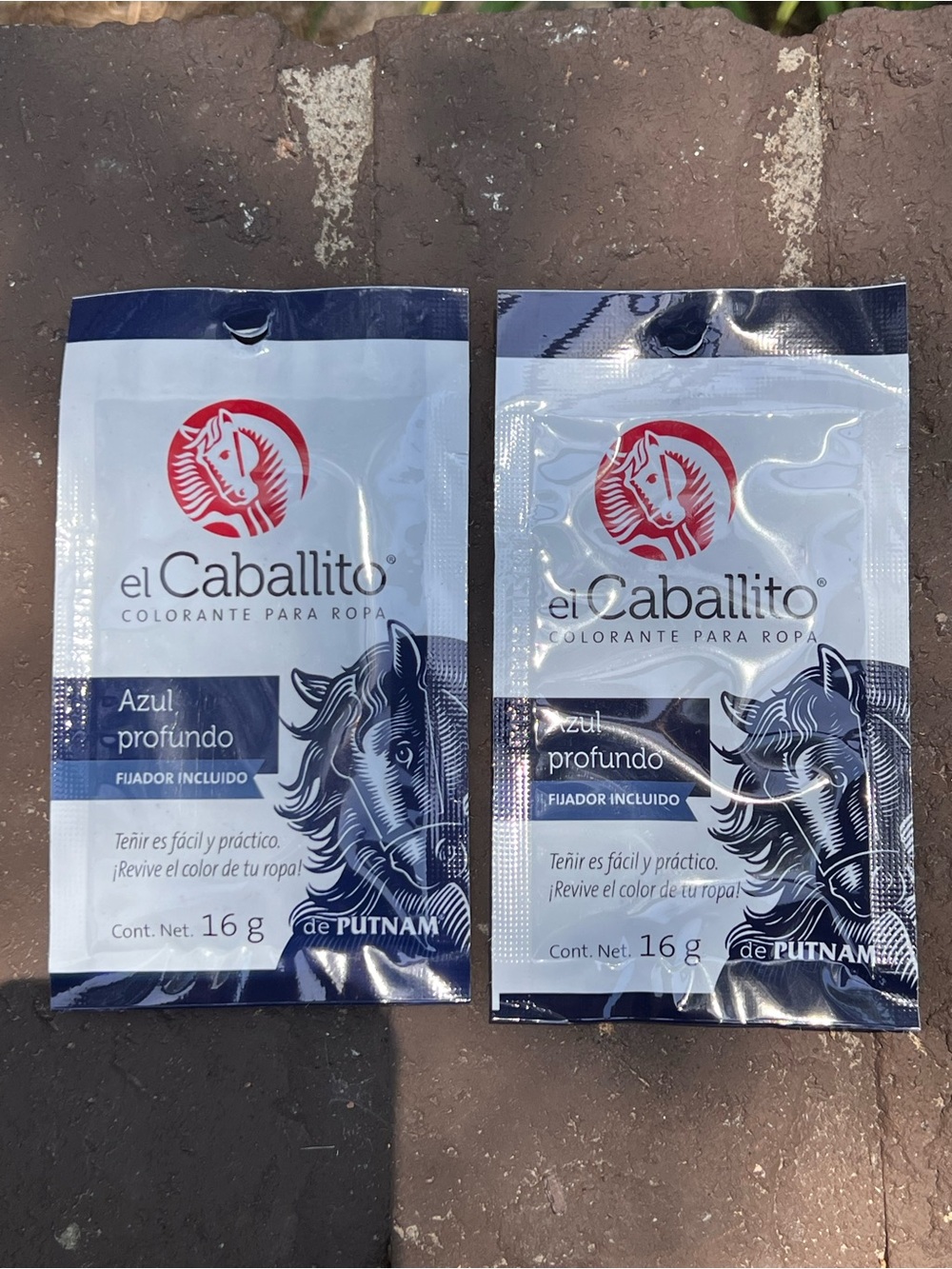El Caballito Azul Profundo Fabric Dye Packet